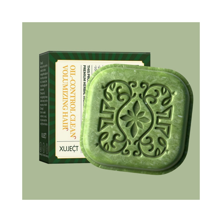 XUJECT Natural Herbal Rosemary Amino Acid Shampoo Bar For Oily Scalp & Dandruff Control